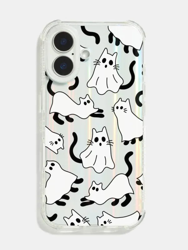 Ghost Cat Shock iPhone Case sold by Skinnydip London