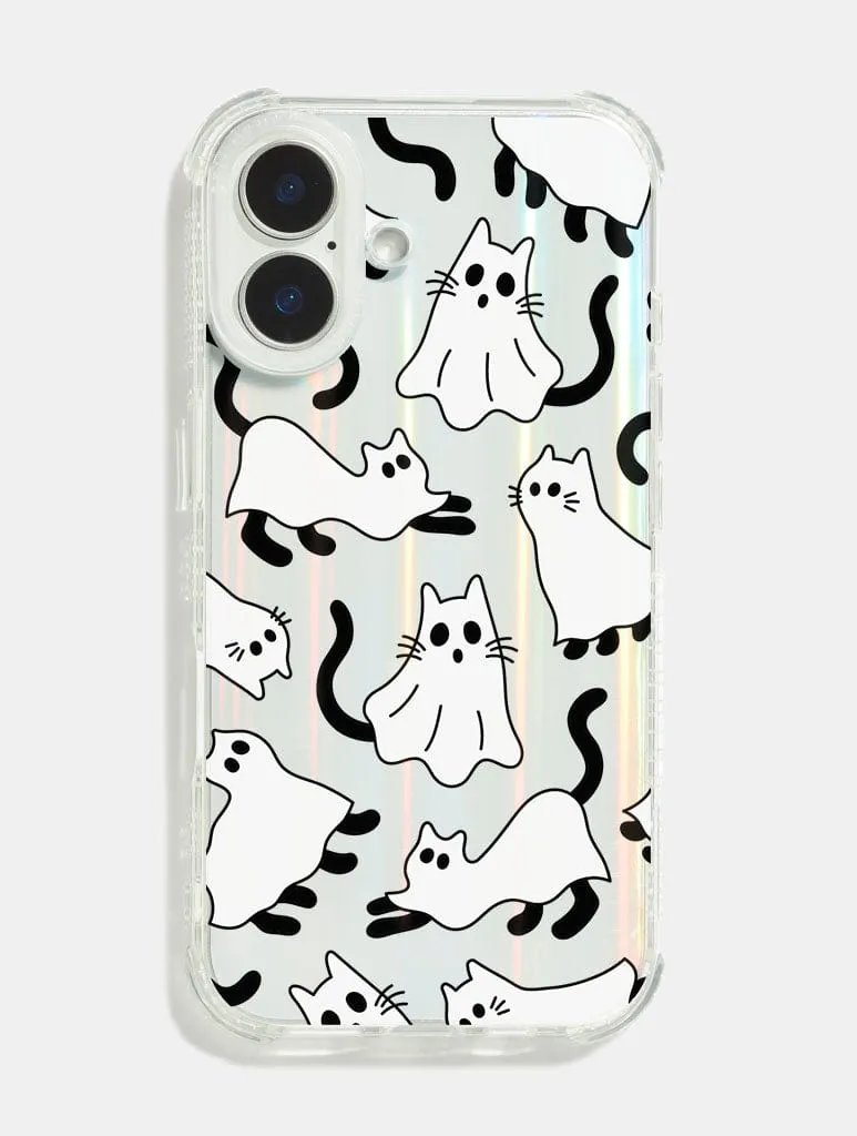 Ghost Cat Shock iPhone Case sold by Skinnydip London