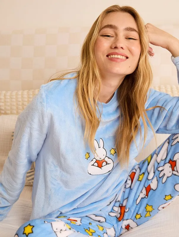 Miffy x Skinnydip Cloud Fleece Pyjama Set sold by Skinnydip London