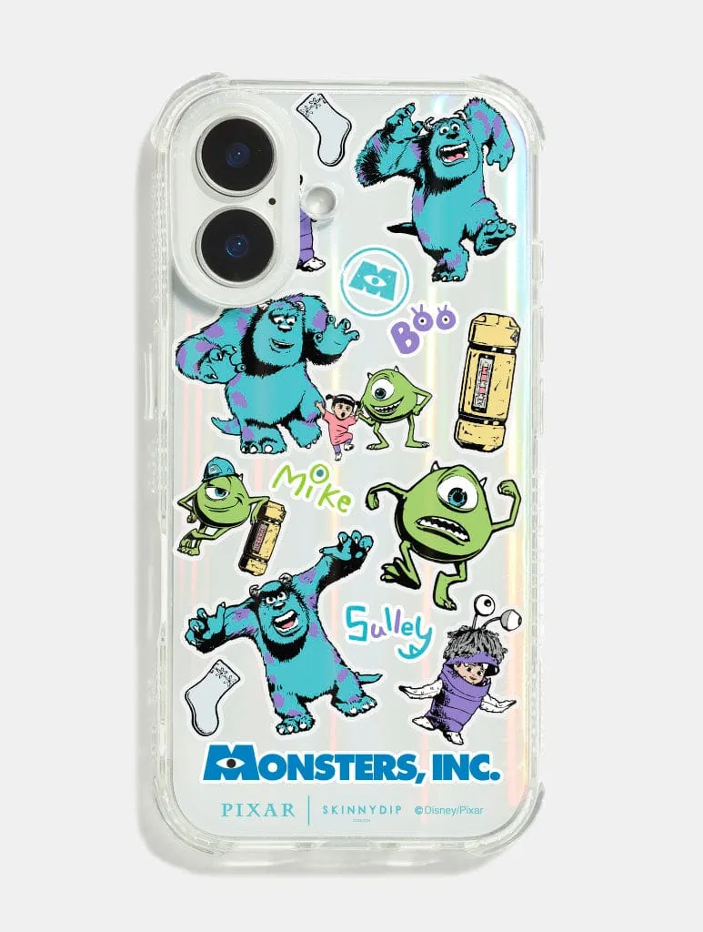 Disney Monsters Inc Sticker Shock iPhone Case sold by Skinnydip London
