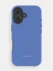 Blue with Light Blue Solid Colour Ultra Protective iPhone Case sold by Skinnydip London