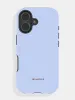 Light Blue with Brown Solid Colour Ultra Protective iPhone Case sold by Skinnydip London
