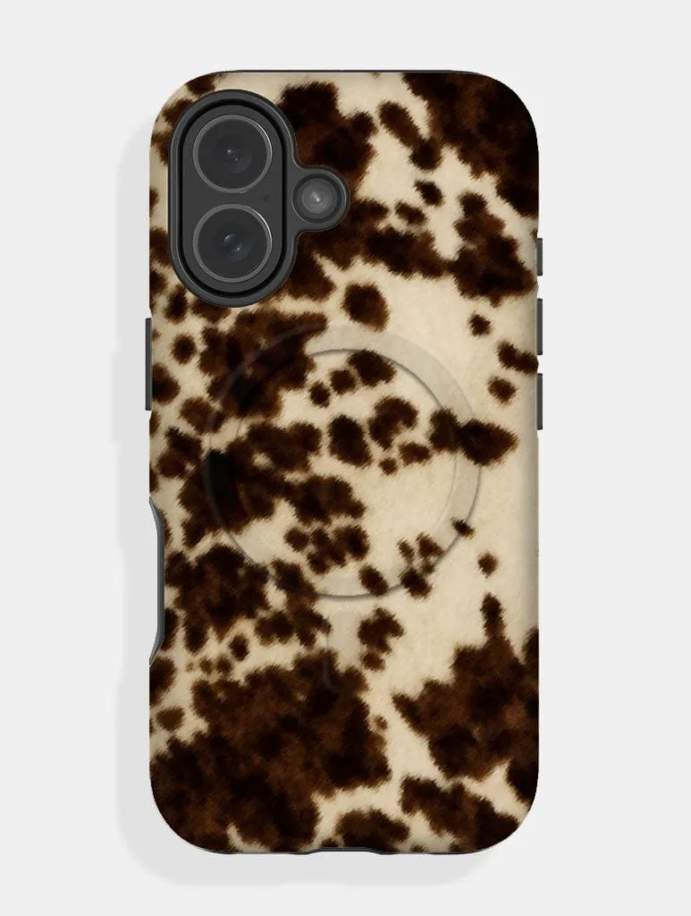 Cow Print MagSafe Ultra Protective iPhone Case sold by Skinnydip London