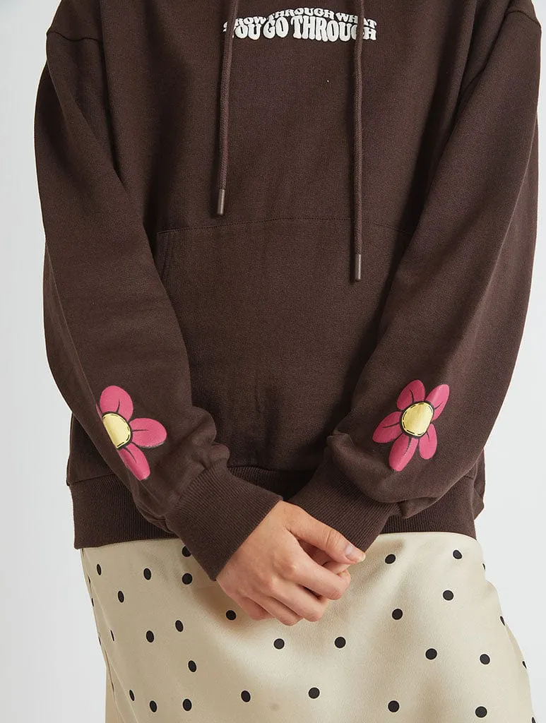 Grow Through What You Go Through Hoodie sold by Skinnydip London product image thumbnail 4