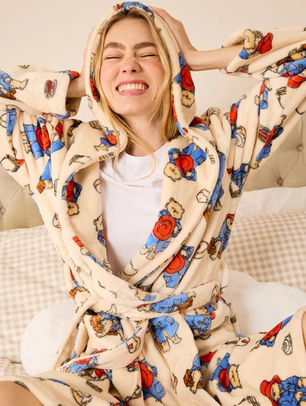 Paddington x Skinnydip Dressing Gown in Cream sold by Skinnydip London