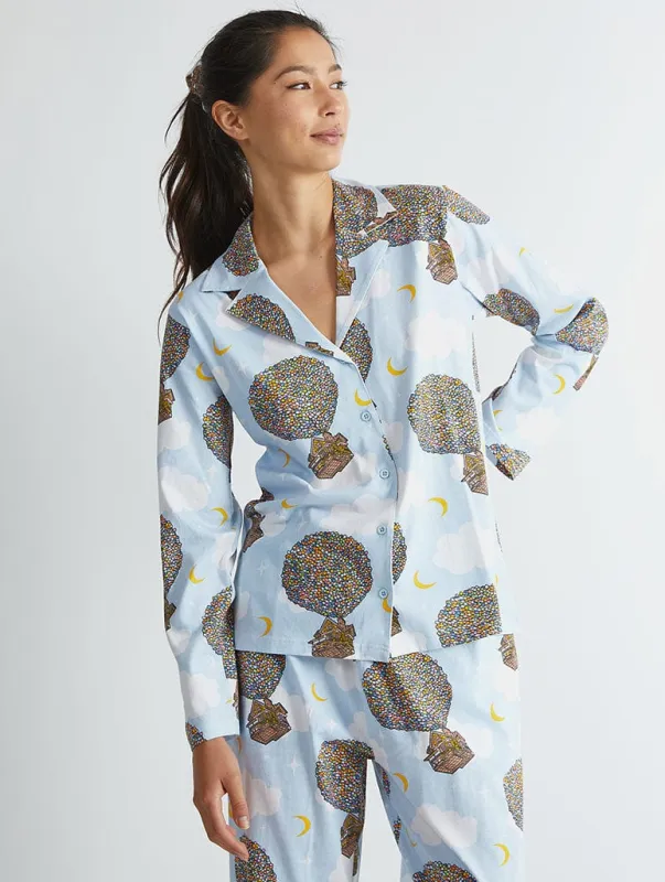 Disney Up! Pyjama Set in Blue sold by Skinnydip London
