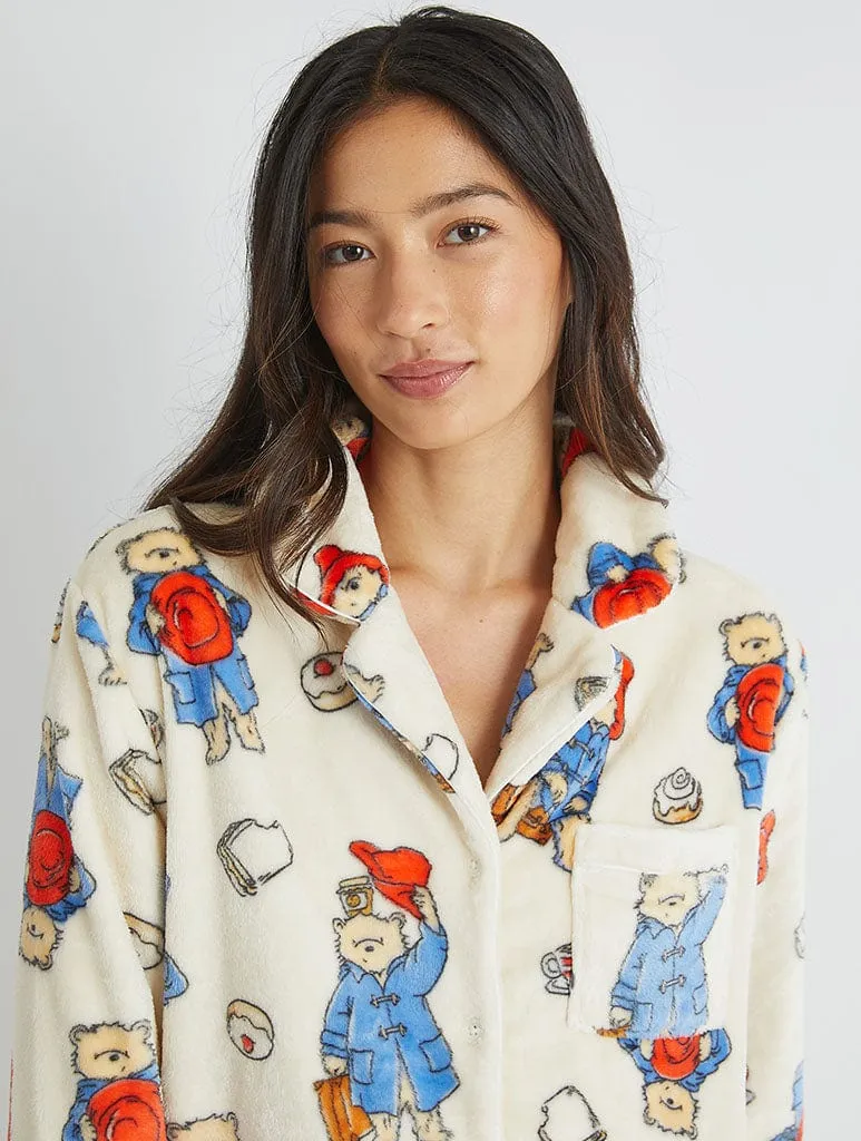 Paddington x Skinnydip Fleece Pyjama Set in Cream sold by Skinnydip London product image thumbnail 2