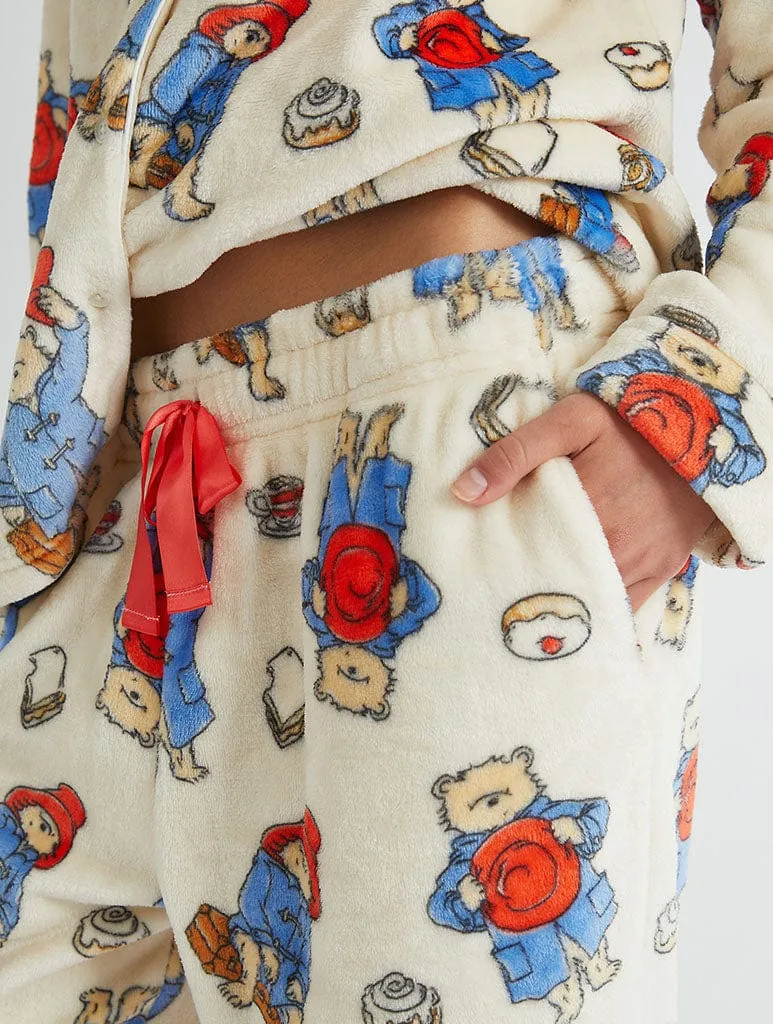 Paddington x Skinnydip Fleece Pyjama Set in Cream sold by Skinnydip London product image thumbnail 4