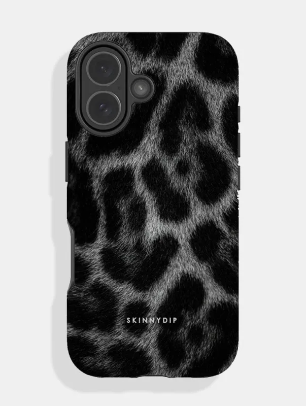 Black Leopard Ultra Protective iPhone Case sold by Skinnydip London
