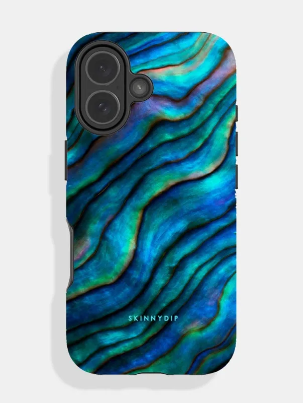 Blue Abalone Ultra Protective iPhone Case sold by Skinnydip London