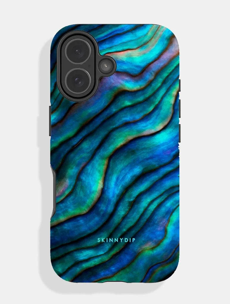 Blue Abalone Ultra Protective iPhone Case sold by Skinnydip London