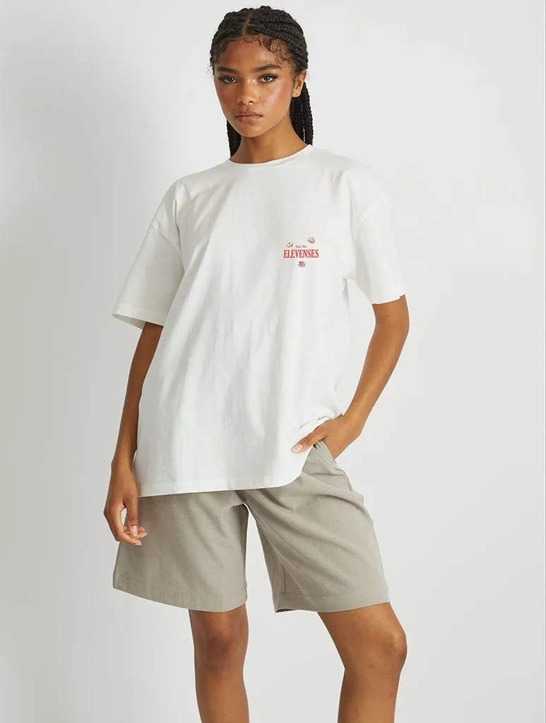 Paddington x Skinnydip Time For Elevenses T-Shirt In White sold by Skinnydip London product image thumbnail 2