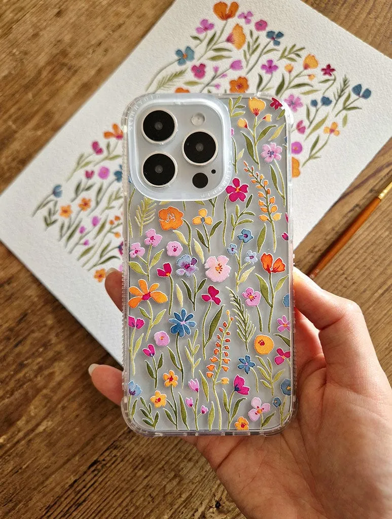 Anna Lau x Skinnydip Whimsical Wildflowers Shock iPhone Case sold by Skinnydip London product image thumbnail 2