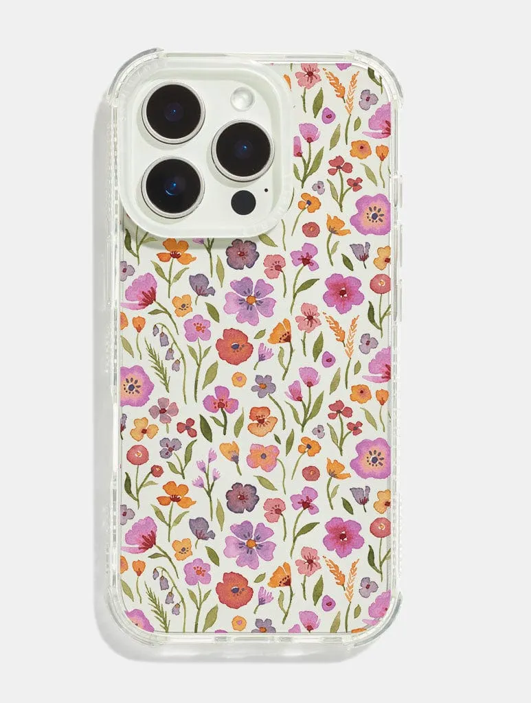 Anna Lau x Skinnydip Blush Bloom Shock iPhone Case sold by Skinnydip London
