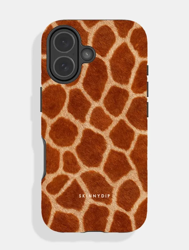 Giraffe Print Ultra Protective iPhone Case sold by Skinnydip London