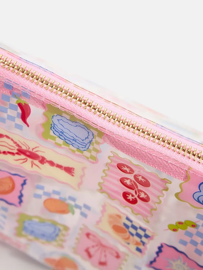 Patchwork Picnic Wash Bag sold by Skinnydip London product image thumbnail 4