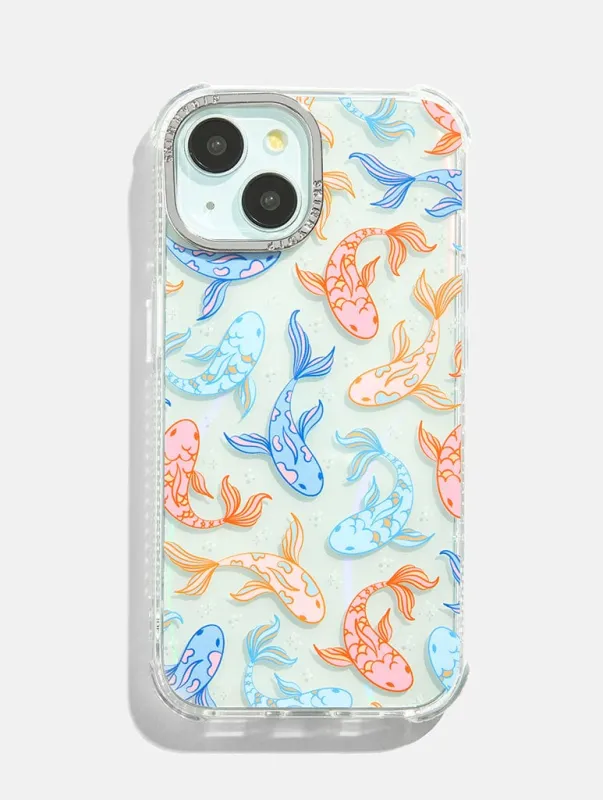 Colourful Koi Fish Shock iPhone Case sold by Skinnydip London