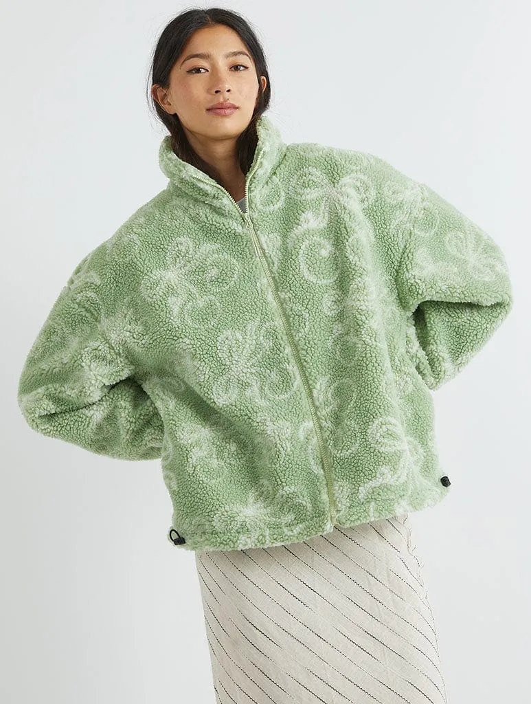 Cherry Borg Jacket sold by Skinnydip London