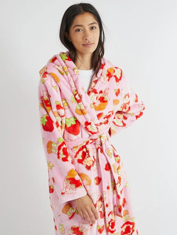 Strawberry Shortcake x Skinnydip Pink Dressing Gown sold by Skinnydip London