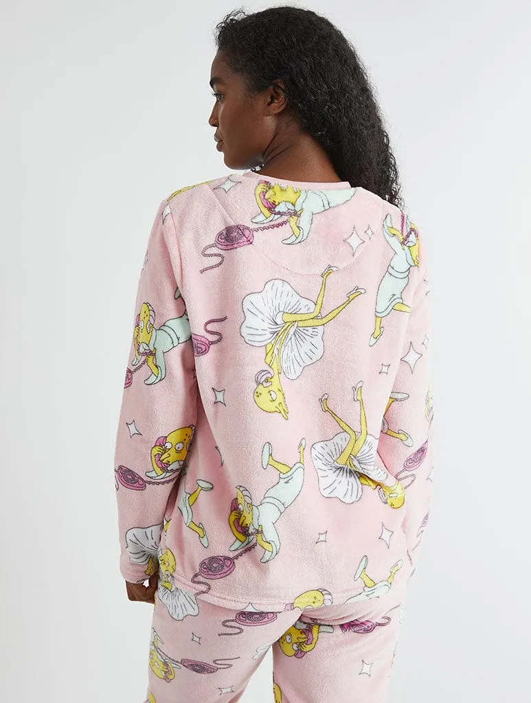 The Simpsons x Skinnydip Mr Burns Fleece Pyjama Set sold by Skinnydip London product image thumbnail 4