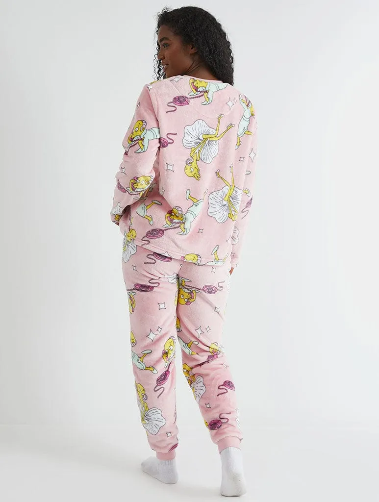 The Simpsons x Skinnydip Mr Burns Fleece Pyjama Set sold by Skinnydip London product image thumbnail 5