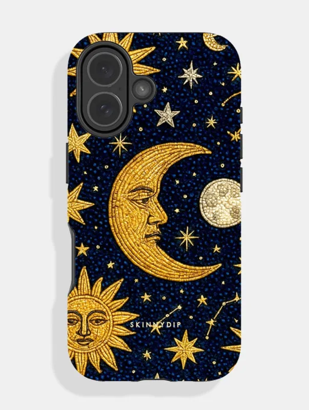 Celestial Bead Moon Sun Ultra Protective  iPhone Case sold by Skinnydip London