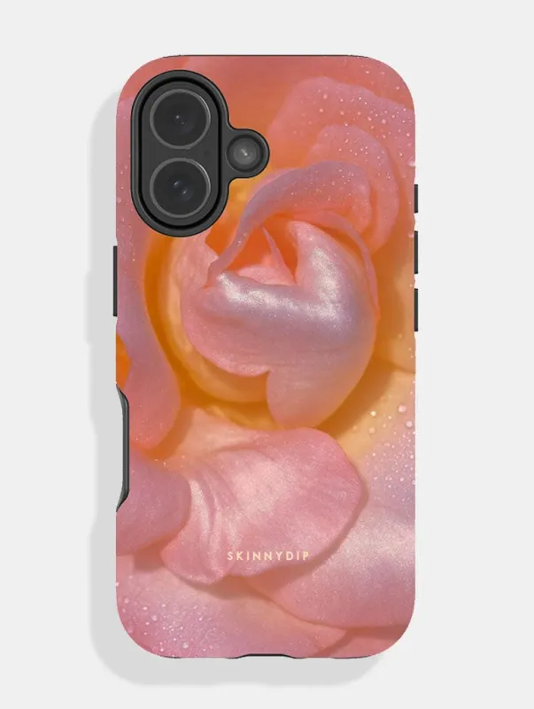 Shimmery Flower Ultra Protective iPhone Case sold by Skinnydip London