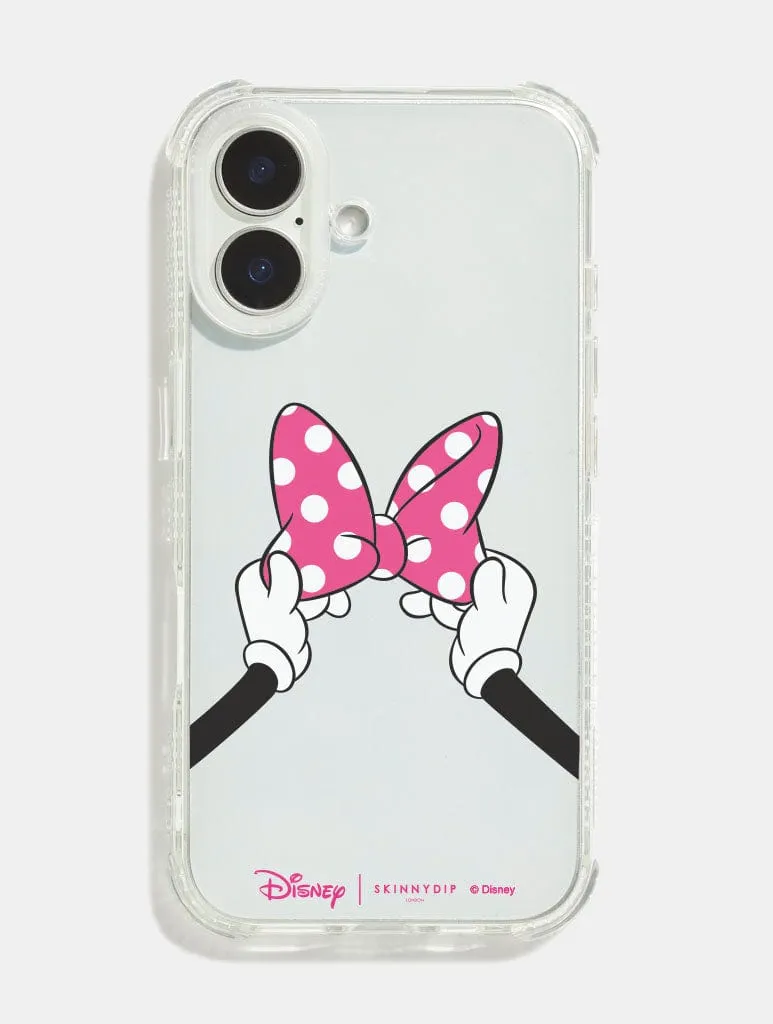 Disney Minnie Mouse Bow Shock iPhone Case sold by Skinnydip London