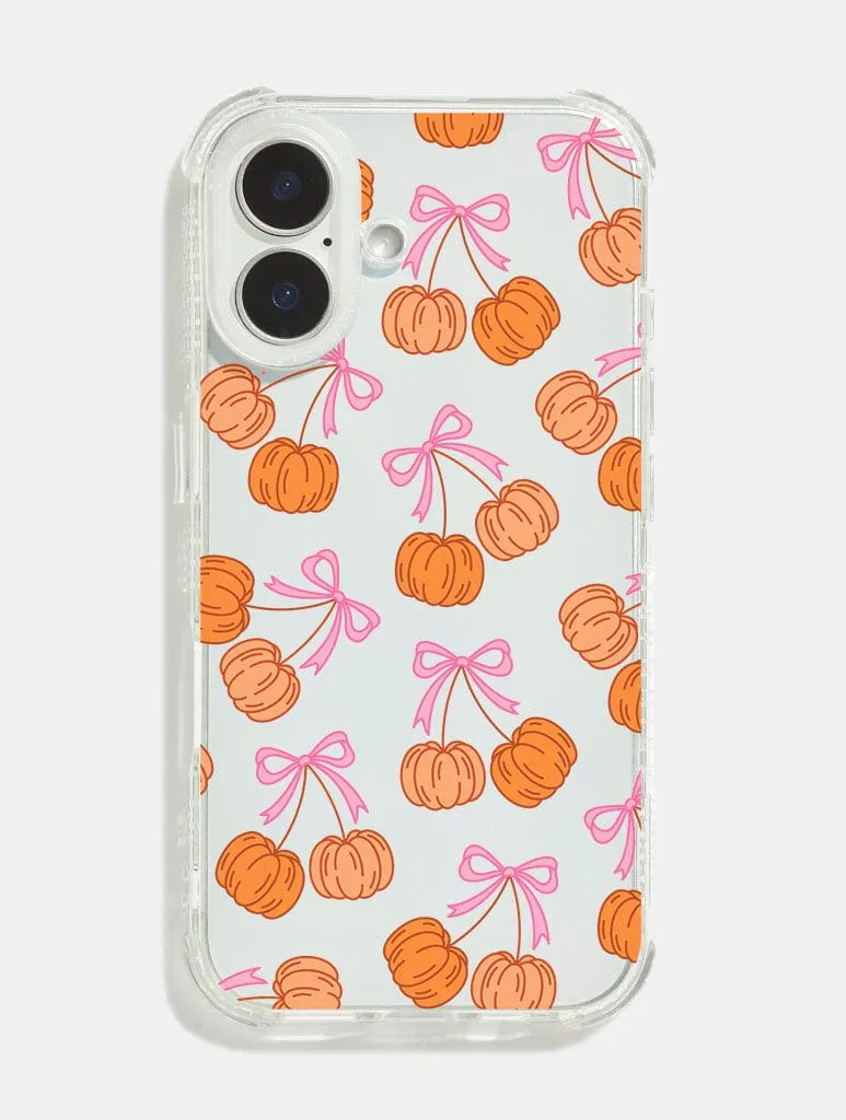 Pumpkin Cherries Shock iPhone Case sold by Skinnydip London