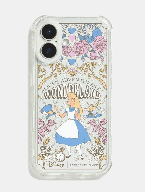 Disney Alice In Wonderland Book Shock iPhone Case sold by Skinnydip London