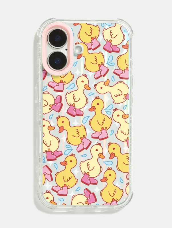 Duckling Wellies Shock iPhone Case sold by Skinnydip London