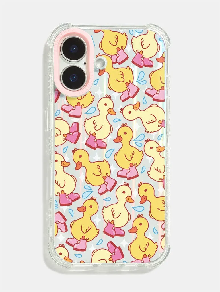 Duckling Wellies Shock iPhone Case sold by Skinnydip London