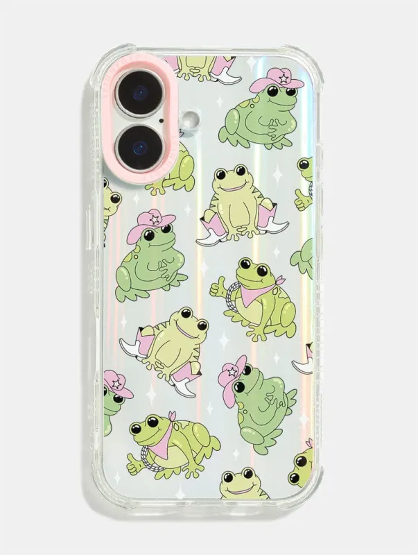 Cowboy Frog Shock iPhone Case sold by Skinnydip London
