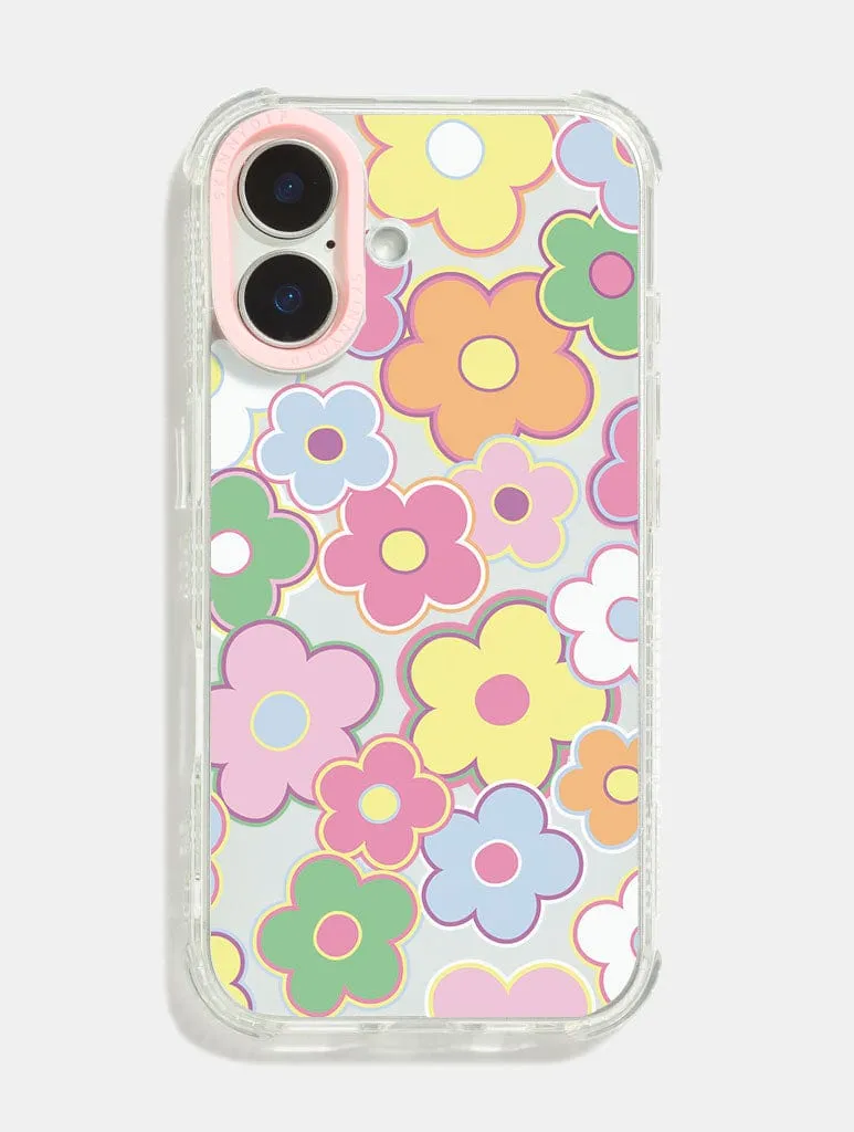 Flower Multicoloured Shock iPhone Case sold by Skinnydip London
