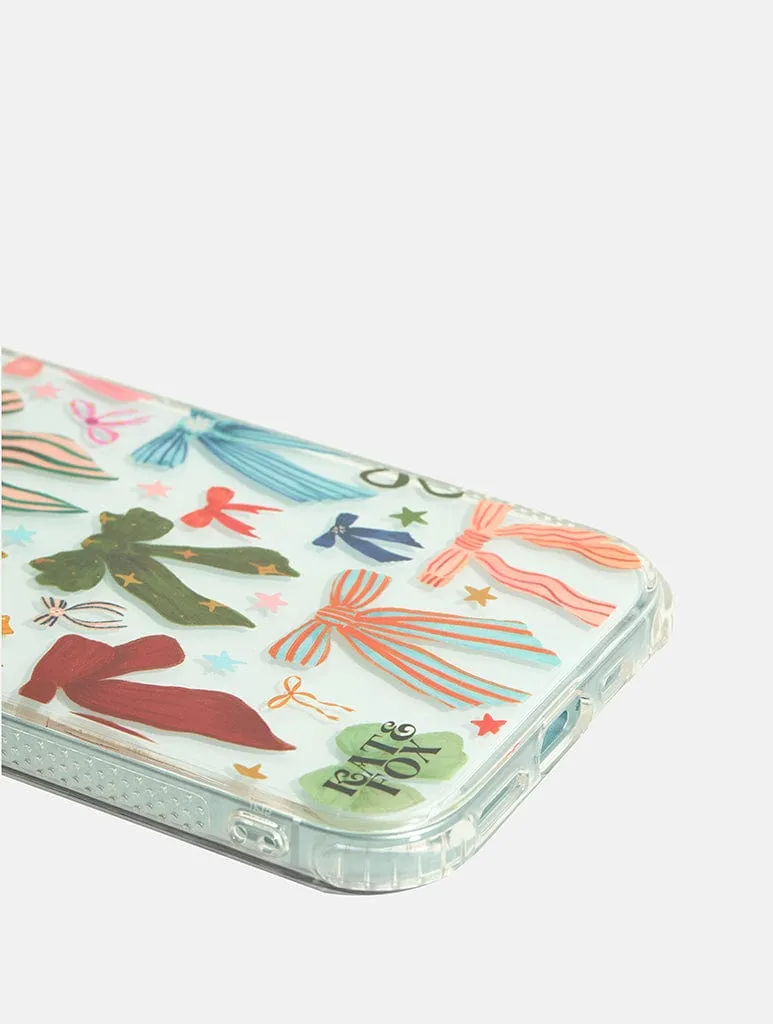 Kate Fox x Skinnydip Bows Holo Shock iPhone Case sold by Skinnydip London product image thumbnail 3