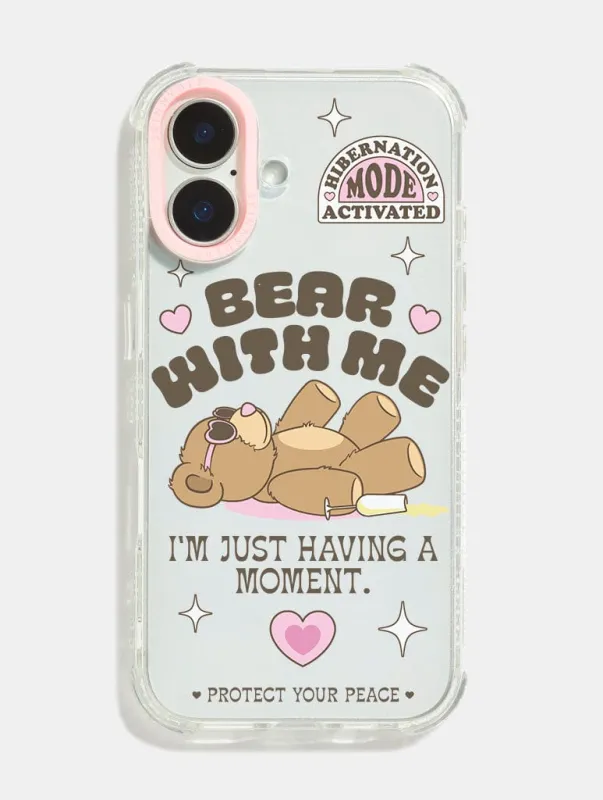 Bear With Me Shock iPhone Case sold by Skinnydip London