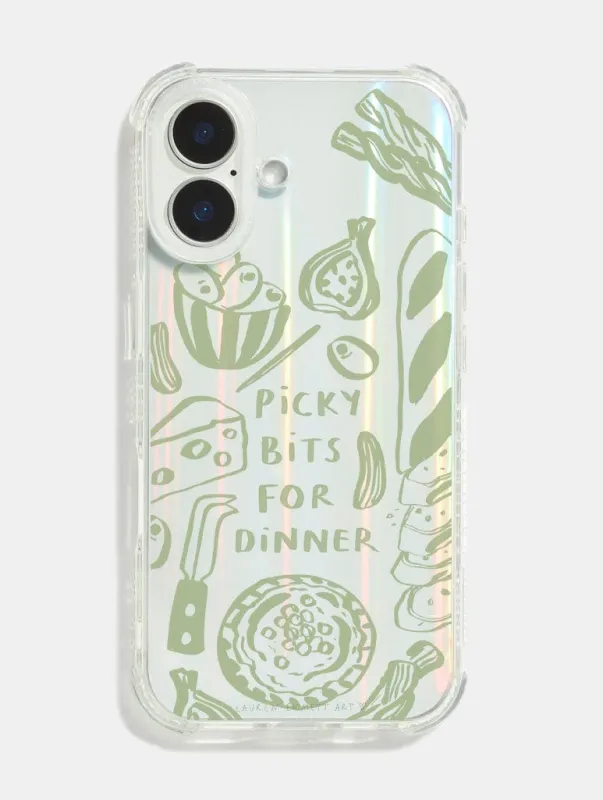 Lauren Emmett x Skinnydip Picky Bits For Dinner Shock iPhone Case sold by Skinnydip London