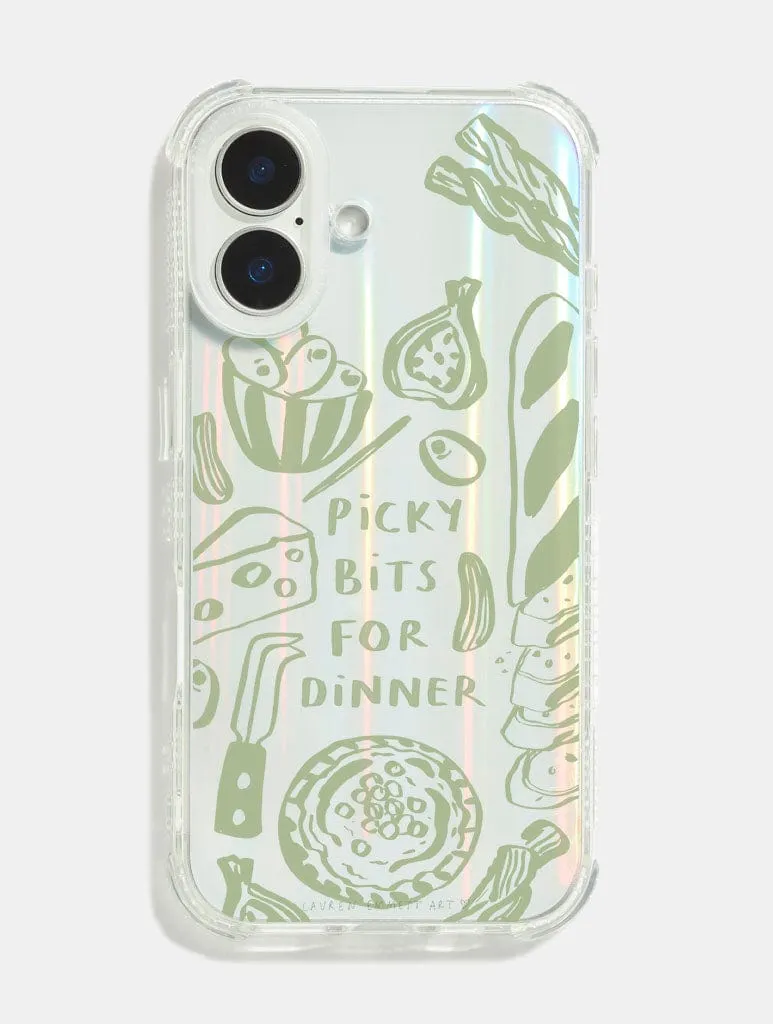 Lauren Emmett x Skinnydip Picky Bits For Dinner Shock iPhone Case sold by Skinnydip London