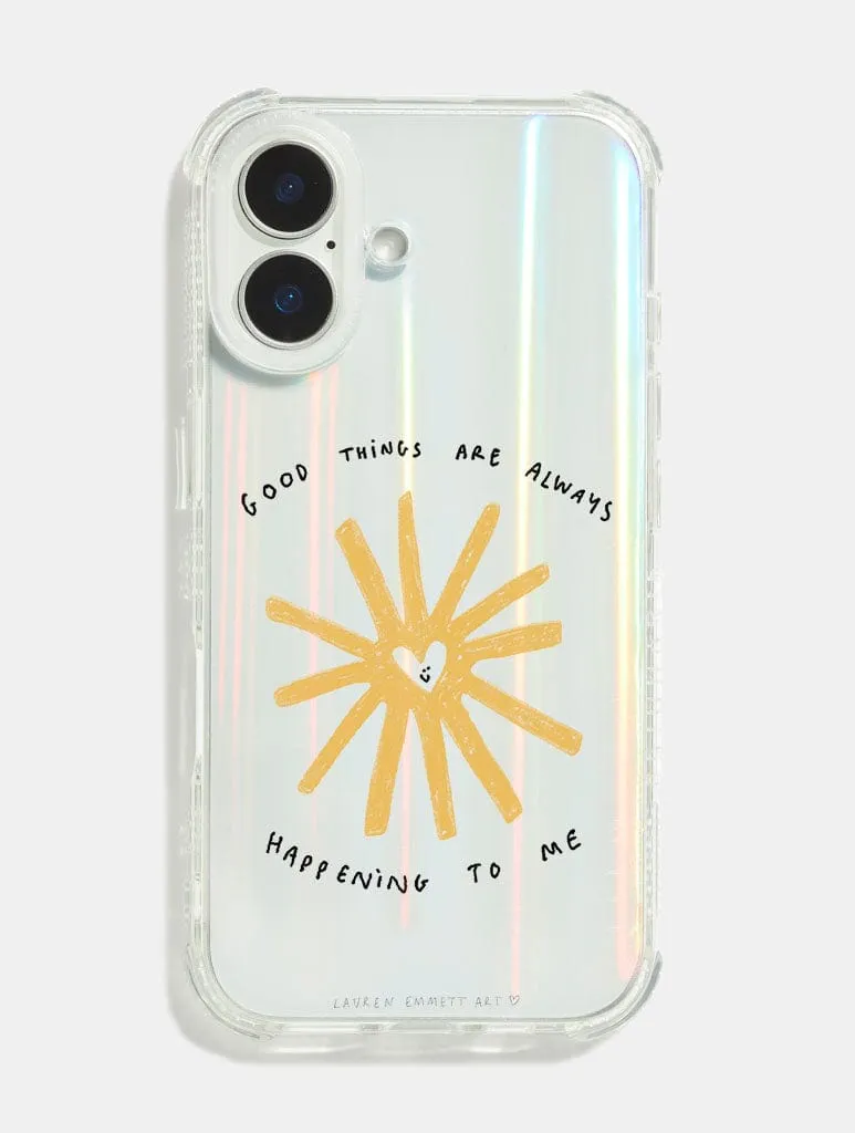 Lauren Emmett x Skinnydip Good Things Shock iPhone Case sold by Skinnydip London