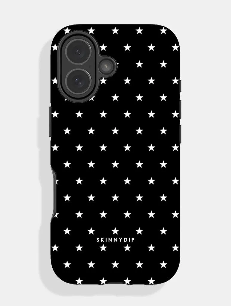 Mini Star Black Ultra Protective iPhone Case sold by Skinnydip London