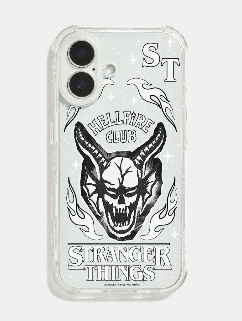 Stranger Things x Skinnydip Hellfire Club Shock iPhone Case sold by Skinnydip London