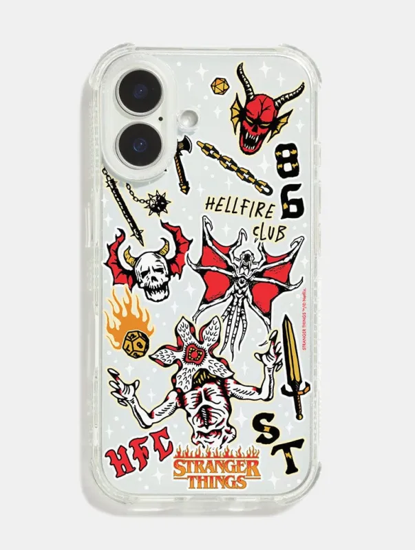 Stranger Things x Skinnydip Sticker Shock iPhone Case sold by Skinnydip London