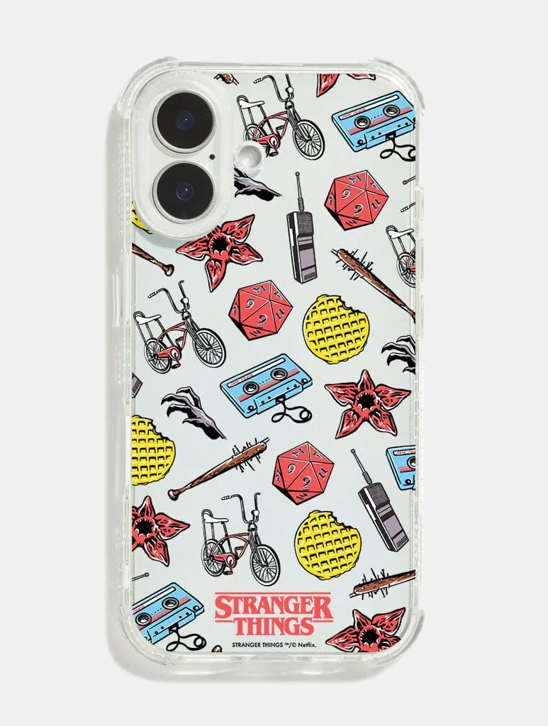 Stranger Things x Skinnydip Pattern Shock iPhone Case sold by Skinnydip London