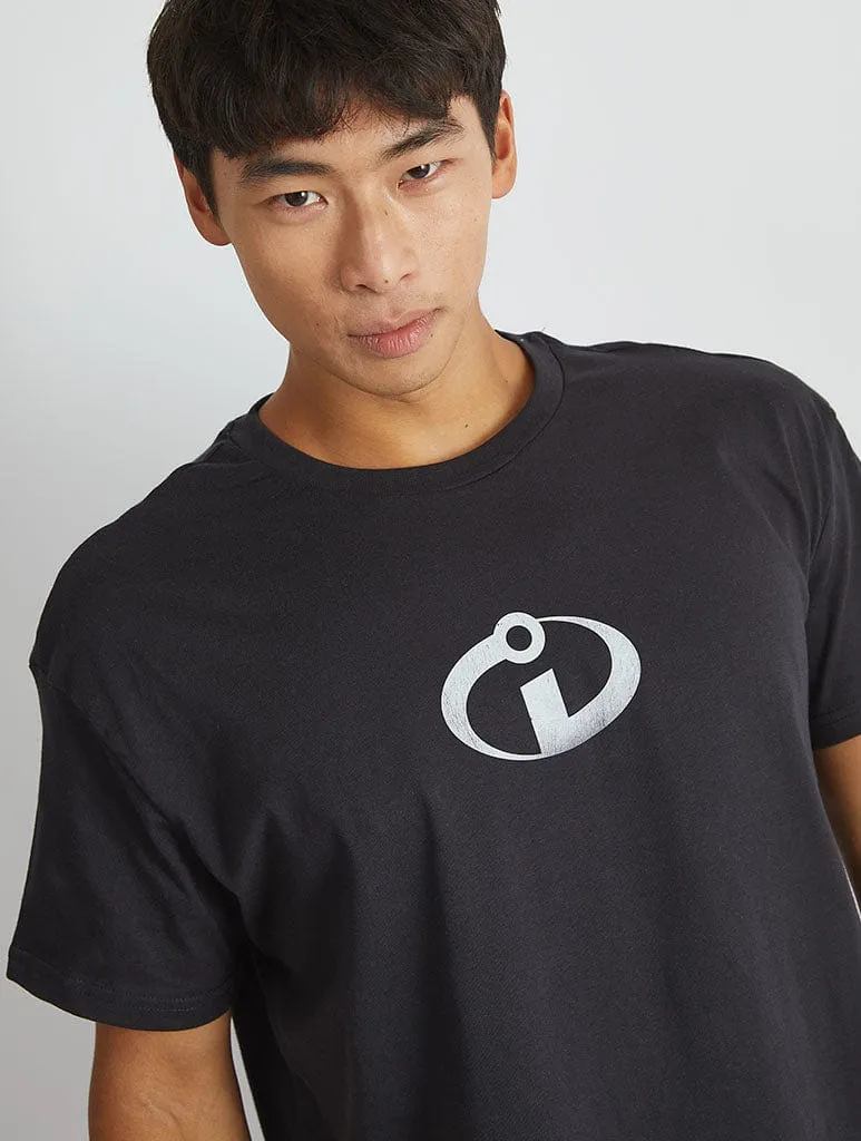 Disney The Incredibles T-Shirt In Black sold by Skinnydip London product image thumbnail 4