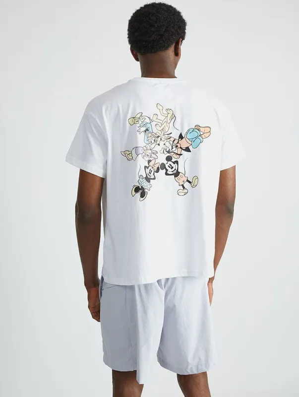 Disney Mickey And Friends T-Shirt In White sold by Skinnydip London