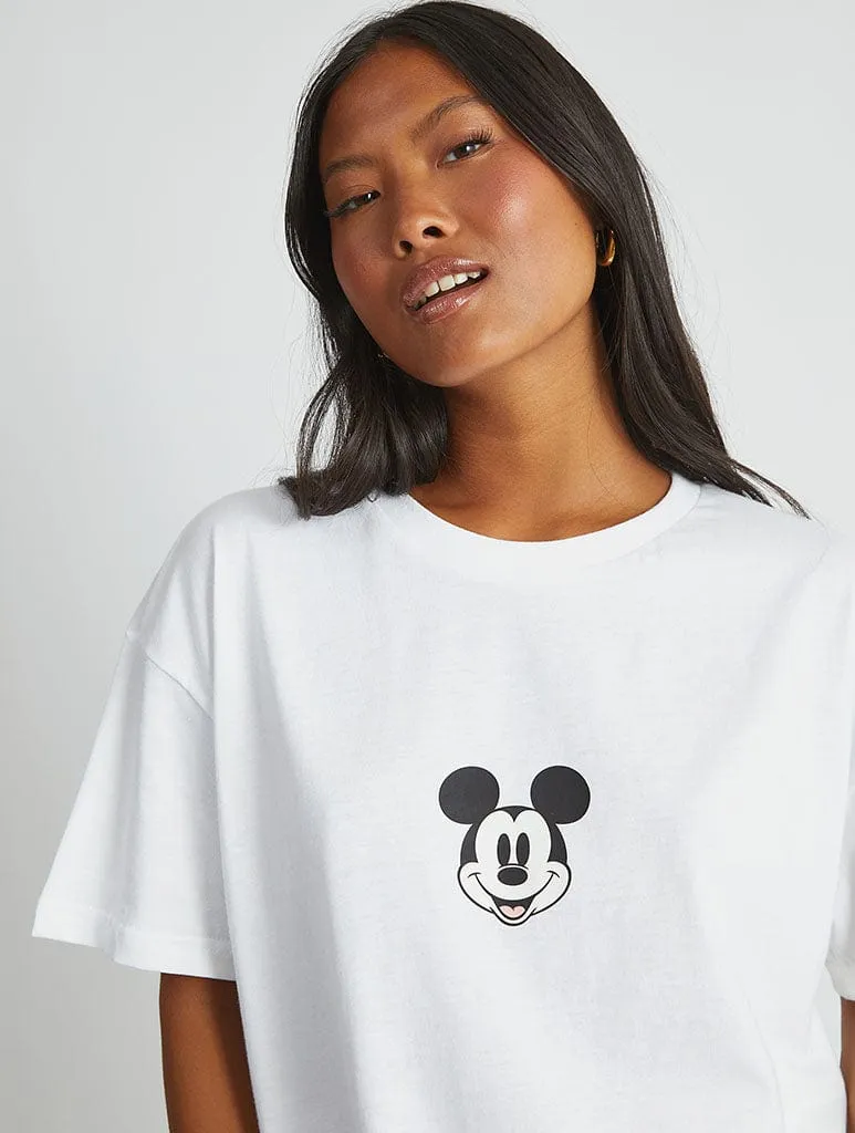 Disney Mickey And Friends T-Shirt In White sold by Skinnydip London product image thumbnail 2