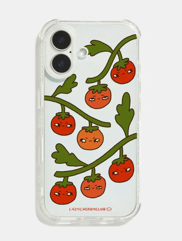 Lazy Cherry Club x Skinnydip Tomato Girl Shock iPhone Case made by Skinnydip London