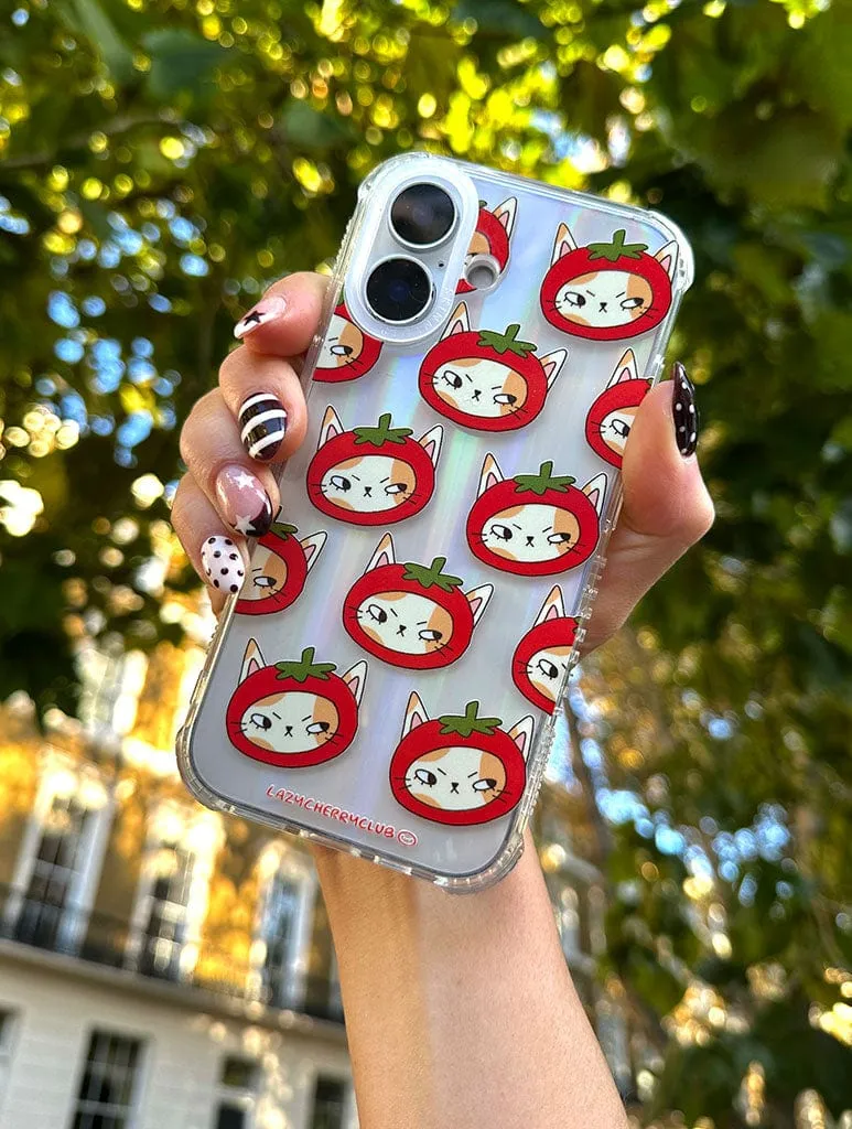 Lazy Cherry Club x Skinnydip Tomato Kitty Shock iPhone Case sold by Skinnydip London product image thumbnail 2