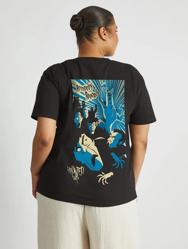 Scooby Doo x Skinnydip Blue Poster T-Shirt In Black made by Skinnydip London