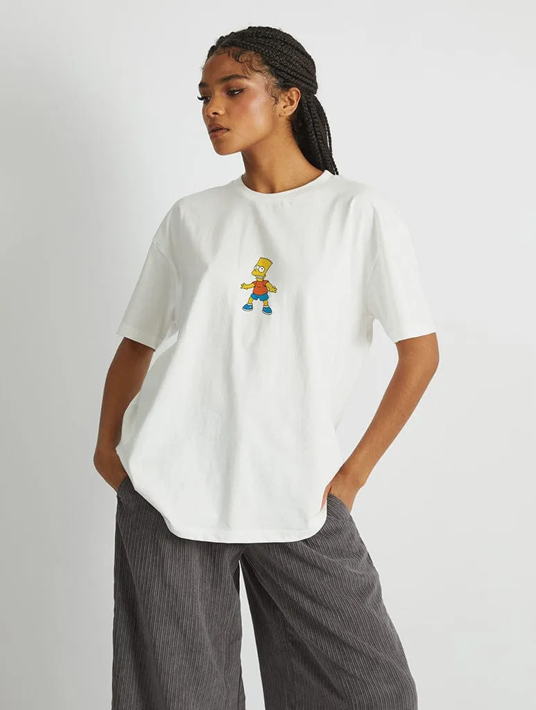 The Simpsons Sideshow Bob T-Shirt In White sold by Skinnydip London product image thumbnail 2